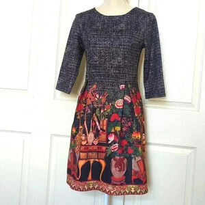 Onimly Floral Vase Dress